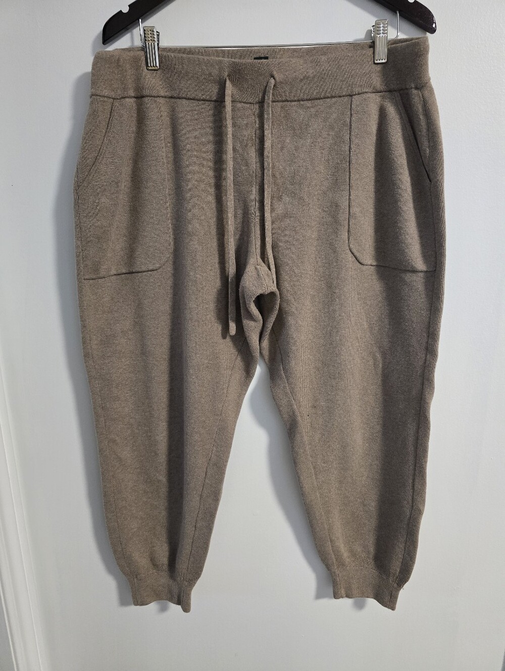 Roots Taupe Track Joggers